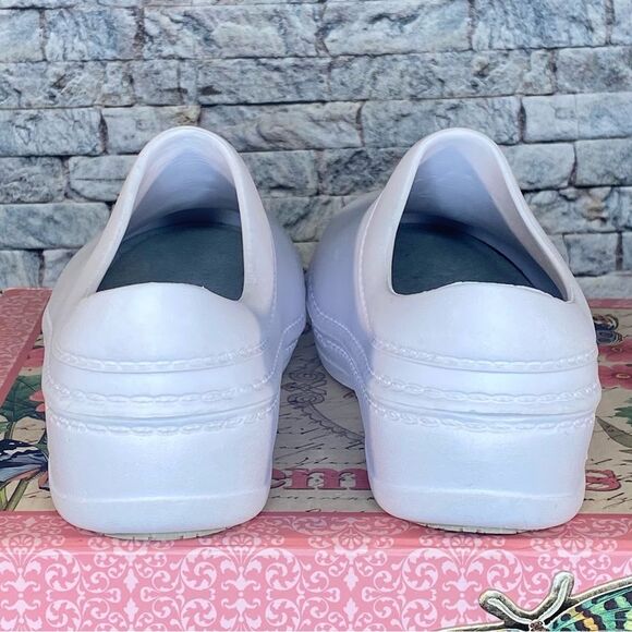 Landau White RX Therapy Arch Support Comfort Clogs Slip Ons Womens Size 6 - Picture 4 of 11